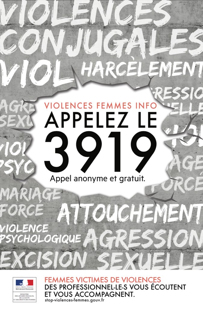 Violences Femmes Info : 3919